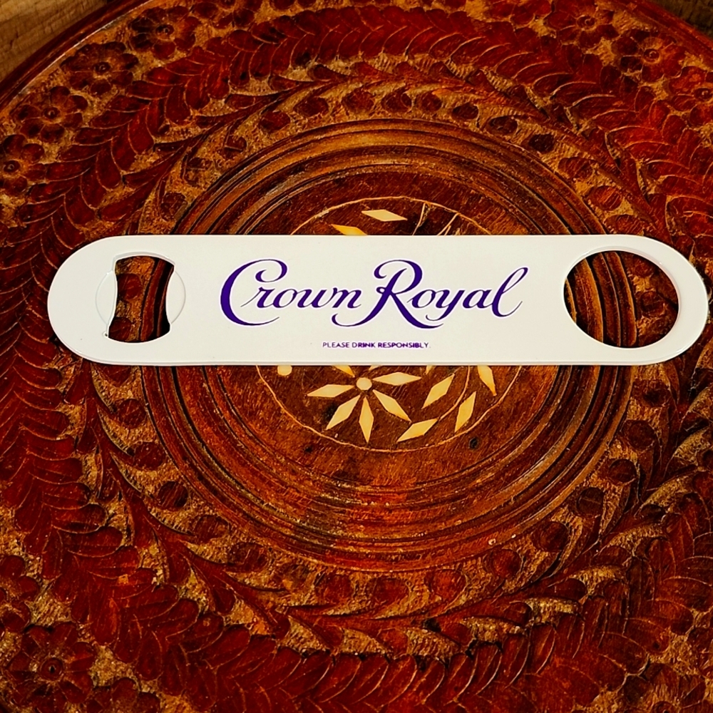 Vintage crown Royal bar key opener